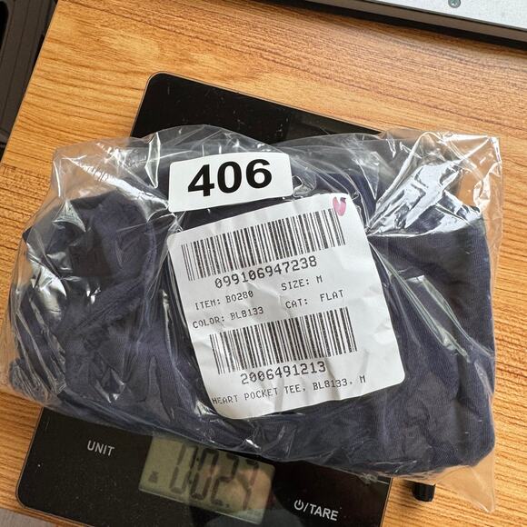 Crewcuts By J.Crew Heart Pocket Tee Girls M Navy Short Sleeve Pullover Crew Neck - Picture 7 of 7